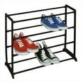 thumbnail image 1 of Home Basics SR00754 Shoe Rack 12 Pair Black&amp;#44;, 1 of 1