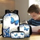 thumbnail image 5 of Mochila infantil con lonchera y estuche | Útiles escolares de 3 piezas para niños y niñas | Mochila de gran capacidad con compartimento para portátil | Correas ajustables y espalda acolchada |, 5 of 5