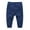 Blue, variant on Children's Pants Plain Pants Casual Boys Basic Girls Baby Solid Color Children's Pants 0 1 Years Old (Black,9M)