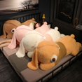 thumbnail image 2 of Muñeco de peluche de conejo tumbado con suéter para niños, almohada suave de peluche, regalo de cumpleaños y Navidad, 80/100CM, 2 of 5