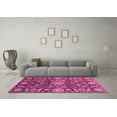 thumbnail image 3 of Ahgly Company Indoor Rectangle Oriental Pink Traditional Area Rugs, 8' x 10', 3 of 4