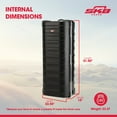 thumbnail image 3 of SKB ATA Large Stand Case, Wheels, Latches, Equipment Transport, 49.5x20.25x13.5”, Black, 3 of 10