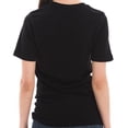 thumbnail image 4 of Stylized Eagle Graphic Design Ring Spun Combed Cotton Short Sleeve Deluxe Jersey T-Shirt - Black 2XL, 4 of 4