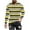 *Yellow, variant on Blouse for Men Plus Size Long Sleeve Pullover Stripe Printed Casual Round Neck T-Shirt Blouse,Mens Tops Yellow XL
