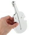 thumbnail image 3 of OULII 1Pcs Silver Cello Model Ornament Ceramic Musical Instrument Model Minimalist Artistic Style Home Decor, 3 of 8