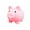 Pink PK, variant on Giunmcul 50% Off Clear Cute Pig Bank Plastic Pig Money Bank for Boys