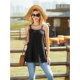thumbnail image 5 of Sociala Casual Summer Lace Camisole Tops for Women Built in Bra Sleeveless Tops S-3XL, 5 of 7