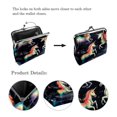 thumbnail image 3 of Rainbow Unicorn Coin Purse Kiss Lock Change Purse Vintage Trinkets Pouch, 3 of 7