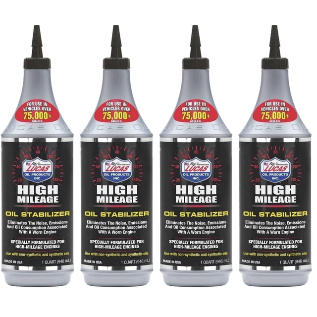 Estabilizador de aceite Lucas Oil 10118 High Mileage 946 ml