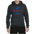 thumbnail image 2 of Wild Bobby, Shelby Cobra USA Logo Emblem Powered by Ford Motors, Cars and Trucks, Unisex Graphic Hoodie Sweatshirt, Heather Black, Medium, 2 of 4