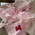 thumbnail image 6 of Yokua Sweet Ruffle Lace Edge Underwear Tie String Panties Japanese Lingerie Briefs, 6 of 17