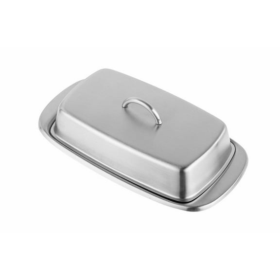 WHITE LABEL Stainless Steel Butter Dish