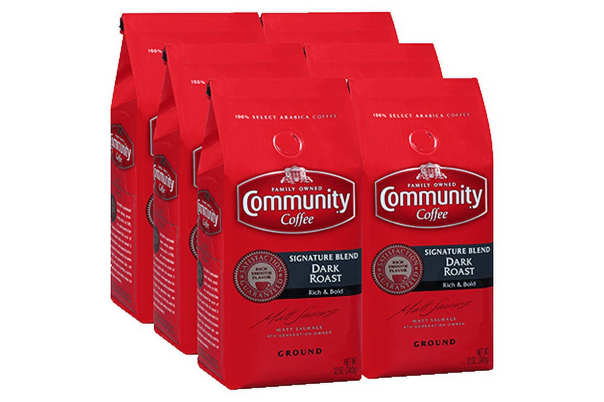Community Coffee Signature Blend Ground Coffee, 12 oz (Pack of 6) - image 2 of 2