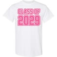 thumbnail image 3 of Inktastic Class of 2029 Pink T-Shirt, 3 of 5