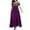 Purple, variant on Plus Size Cold Shoulder Floral Lace Maxi Party Evening Camis Long Dress(Purple,XXL)