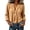 Yellow, variant on Bovxnpu Women Long Sleeve Button Down Shirts Cotton Linen Dressy Casual Blouses Women's Fall Cotton Linen V Neck Long Sleeve Vintage Casual Shirt Tops
