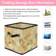 thumbnail image 3 of RATGDN Collapsible Fabric Cube Storage Bin with Double Handles for Living Room Bedroom Office Black - Orange Shallow Warm Color, 3 of 7