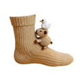thumbnail image 3 of Calcetines de 3D con diseño de animales, suaves y cálidos, para mujer, calcetines creativos para suelo, regalos de cumpleaños Pato, 3 of 7