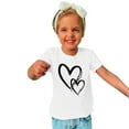 thumbnail image 2 of BLVB Valentine's Day Shirts Boys Girls Cute Heart Graphic T-Shirt Casual Short Sleeve Tee Tops for Toddler Kids, 2 of 4