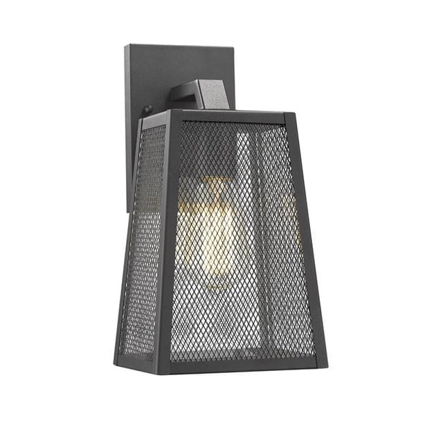 Chloe Lighting CH2D286BK12-OD1 Emerson Applique Murale Extérieure Texturée Noire - 12 Po.
