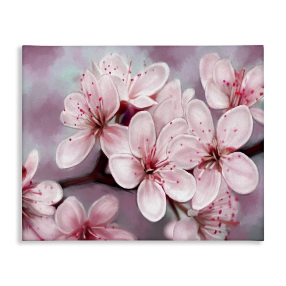 Stupell Industries French Country Cherry Blossom Close Up Canvas Art, 20 x 16, by Ziwei Li