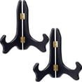 thumbnail image 1 of 2 Packs de Chevalets de Support de Support en Bois Noir (8 Pouces), 1 of 5