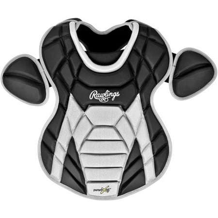 Rawlings Rubberized XCPM Catcher's Chest Protector, Black