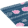 thumbnail image 5 of Chic Floral Stripes 6-Piece 12x18in Durable Place Mats, Heat-Proof and Non-Slip, 5 of 8