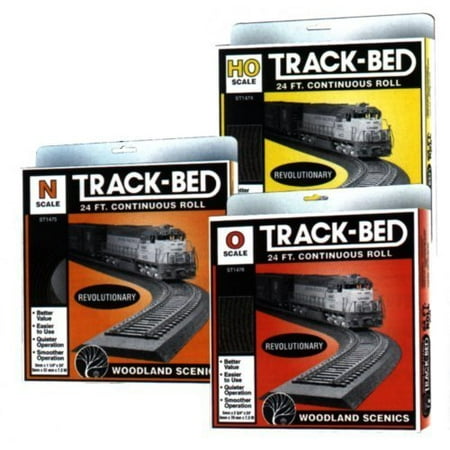 Ho Roll - Woodland Scenics-Track-bed roll 24' - HO