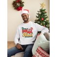 thumbnail image 2 of Have A Holly Jolly Christmas Holiday Men's Sweatshirt, 2 of 4
