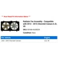 thumbnail image 2 of Radiator Fan Assembly - Compatible with 2012 - 2015 Chevy Camaro 6.2L V8 2013 2014, 2 of 2