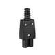 thumbnail image 3 of Conector de adaptador de socket IEC320 C15 hembra de 10A AC 110-250V 3 terminales montaje en panel 2 Pcs, 3 of 3