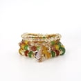 thumbnail image 1 of Xiao Hua Pulseras de cuentas apilables bohemias para mujeres y hombres, conjunto de pulseras de cuentas multicapa elásticas bohemias con dijes, joyería multicolor, estilo C, 1 of 5