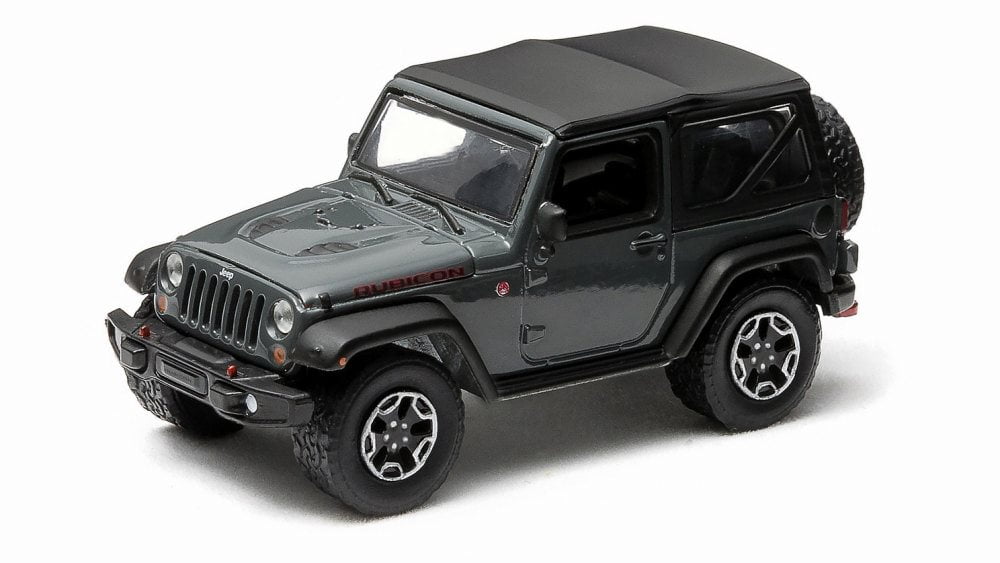 2014 Jeep Wrangler Rubicon X, Black - Greenlight 29800E - 1/64 Scale  Diecast Model Toy Car 