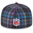 Men's New Era Black New York Giants 2024 NFL Crucial Catch Plaid