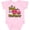 AD-Pink, variant on My Dad is a Firefighter with Fire Truck Boys or Girls Baby Bodysuit