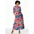 thumbnail image 5 of Woman Within Plus Size Petite Roll-Tab Sleeve Crinkle Shirtdress, 5 of 5