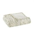 thumbnail image 1 of Beautyrest Zuri Oversized Faux Fur Heated Throw with Auto Shutoff, 50X70 Inches Snow Leopard, 1 of 4