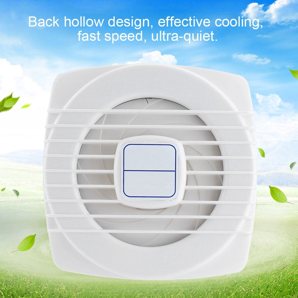 4in Wall Mounted Mini Ventilation Exhaust Fan for Toilet Kitchen Bathroom Window Ceiling 220V
