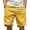 Yellow, variant on GrmtClth Corduroy Shorts Men Casual Elastic Waist Drawstring Cargo Shorts Lightweight Loose Outdoor Hiking Shorts with Pocket Beige M