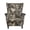 Camo Hunting Forest Print, variant on SEANATIVE Wingback Chair Slipcover Machine Washable 2 Piece Wingback Sofa Cover Armchair Slipcovers Wear-resistant Furniture Protector for Home Living Room Decor, Watercolor Floral Pink White