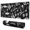 Black, variant on Long Mouse Pads for Desk,Black Planet Moon Pattern Desk Mats on Top Of Desks, Desk Mouse Pad Extra Large with 3mm Non-Slip Base and Stitched Edge for Gaming,Office,Work,Home 31.5"x11.8"