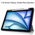 thumbnail image 4 of ELEHOLD for iPad Air 11 Inch Case M2 (2024), iPad Air 11 Case with Pencil Holder, Support iPad 2nd Pencil Charging/Pair, Trifold Stand Smart Case with Soft TPU Back,Auto Wake/Sleep,Galaxy, 4 of 6