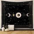 thumbnail image 2 of Tapiz para colgar en la pared, tarot celestial, fases lunares, 130 x 150 cm, 2 of 2