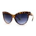 thumbnail image 3 of Iconic Oversize Thick Horn Rim Cat Eye Sunglasses Yellow Tortoise Smoke, 3 of 4