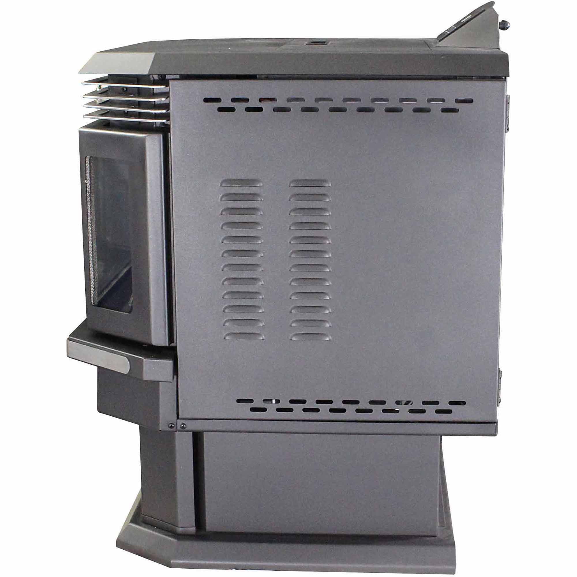 Us Stove 2 200 Sq Ft Bay Front Pellet Stove With Ash Pan And