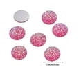 thumbnail image 2 of 100pcs Resin Cabochons Shiny Solid Color Craft Decorating Props Small Bag Clothes Adorn Round DIY Flatback Decor Handicraft Prop Typ 9, 2 of 9