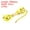 Yellow, variant on Uxcell 6.6ft 5mm Burlap Leaf Ribbon Artificial Vine Natural Jute Rope Twine, Yellow 2 Pack