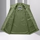 thumbnail image 5 of Ceisia Men's Relaxed Fit Multi-Pocket Utility Vest - Stand-Up Collar Zip Front Army Green XXL Gifts, 5 of 7
