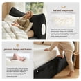 thumbnail image 6 of Queen Size Bed Frame with Removable Headboard & Soft Rounded Corners Cloud Bed Frame Boucle Bed,Black, 6 of 10